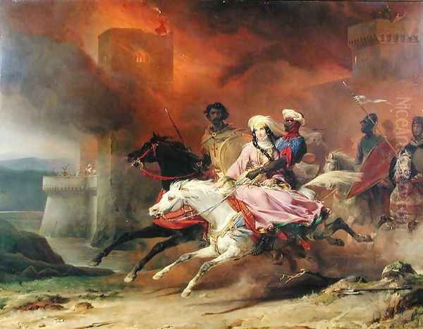 Rebecca and Brian de Bois-Guilbert, 1828 - view 1