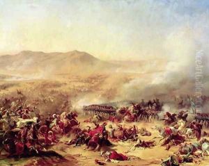 The Battle of Mont Thabor, 16th April 1799 by Leon Cogniet