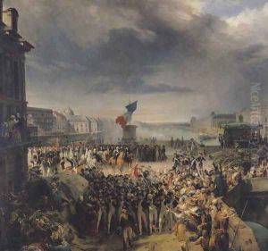 The Garde Nationale de Paris Leaves to Join the Army in September 1792 c.1833-36 by Leon Cogniet
