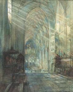 Innenansicht Des Berner Munsters by Otto Hammel