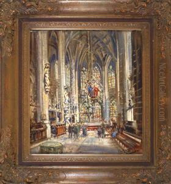 Im Inneren Der St. Lorenz Kirche - view 1