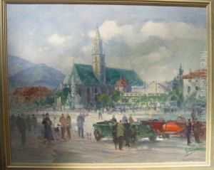 Der Waltherplatz In Bozen