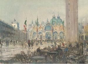 Before St. Mark's Cathedral, Venice Before St. Mark's Cathedral, Venice