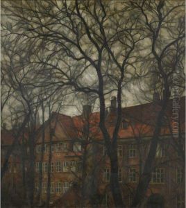Parti Fra Noggerade I Kobenhavn by Svend Hammershoi