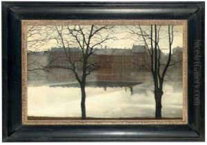 A Winter's Day by Svend Hammershoi