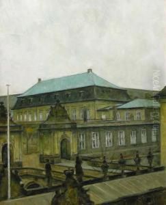 Le Parlement Danois by Svend Hammershoi