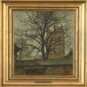 Scenery From Newcollege, Oxford by Svend Hammershoi