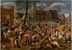 Children's Games by Marten Van Cleve