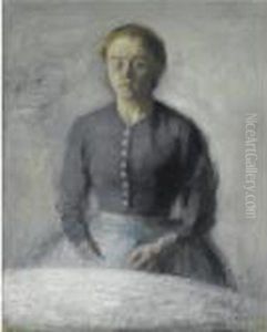 Portraet Af Ida (portrait Of Ida) by Vilhelm Hammershoi