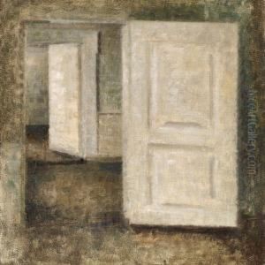 A Room by Vilhelm Hammershoi