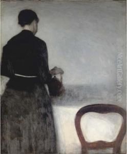 Young Girl Pouring Tea - The Artist's Sister