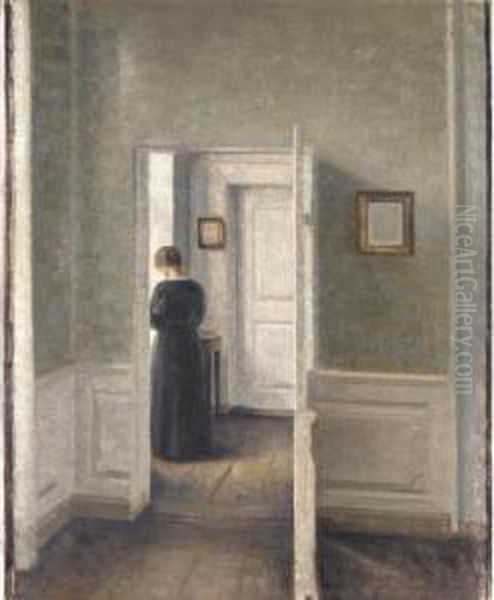 Kvinde I Interior (a Woman In An Interior) - view 1