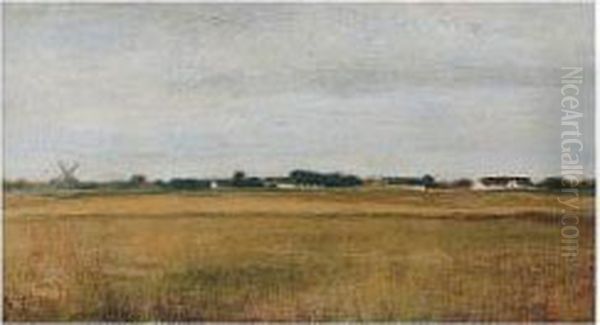 Landskab Fra Virum Ved Frederiksdal. Sommer. (landscape From Virum, Summer) - view 1