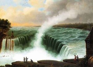 View of Niagara Falls by Nicolino Calyo