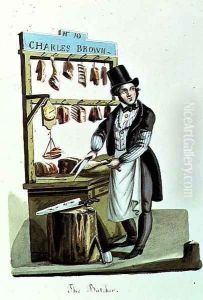 The Butcher, c.1840-44 by Nicolino Calyo