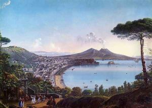 The Bay of Naples with an American Frigate