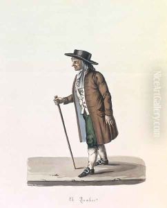 A Quaker, c.1840 by Nicolino Calyo