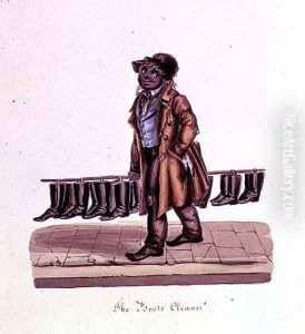 The Boots Cleaner, c.1840 by Nicolino Calyo