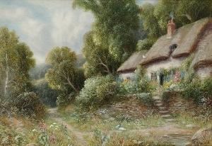 A Devonshire Cottage by Robert John Hammond