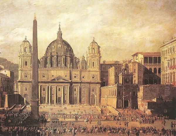 St Peter's, Rome c. 1630 - view 1