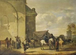 Le Marche Aux Chevaux by Michel Hamon-Duplessis