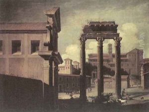 Rome, the Campo Vaccino Looking toward the Capitoline c. 1630 by Viviano Codazzi