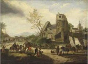 "halte Devant Un Village". "halte Devant Un Village".
