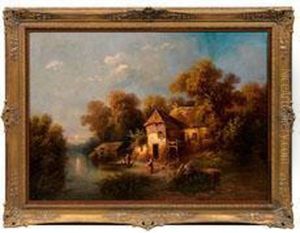 Abendstimmung Am See by Guido Hampe