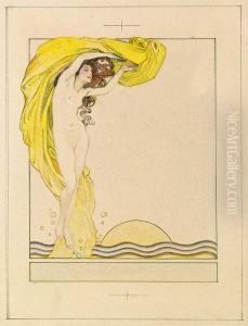 Geburt Der Venus by Sigmund Walter Hampel