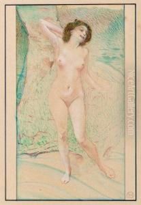 Akt by Sigmund Walter Hampel
