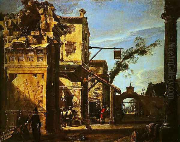 Architectural View with an Inn - view 1