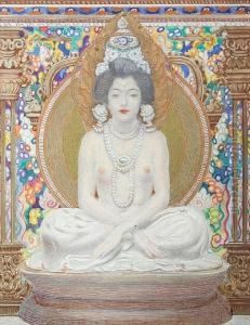 A Deity by Sigmund Walter Hampel