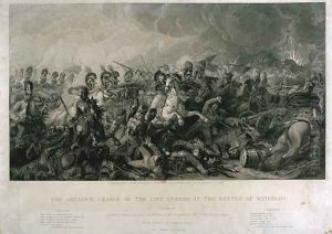 The Decisive Charge of the Life Guards at Waterloo in 1815, 1821 by Luke Clennell