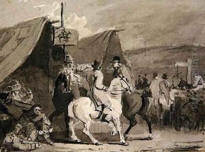 Figures on Horses by Luke Clennell