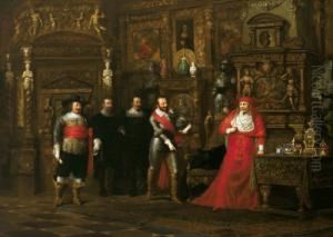 Attribuito A Arresto Del Cardinale Melchior Klesl Il 20 Luglio 1618 by Johann Hamza