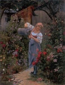 Garden In Full Bloom by Johann Hamza