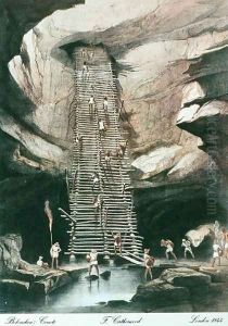 The Abyss of Bolonchen, State of Campeche, Mexico, 1844 by Frederick Catherwood
