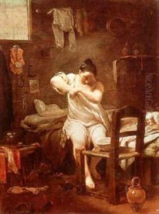 The Flea by Giovanni Battista Crespi (Cerano II)