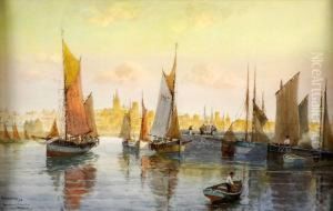 "departure Of Fishing Fleet "departure Of Fishing Fleet