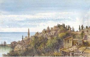 On the Italian coast by Gabriel Carelli