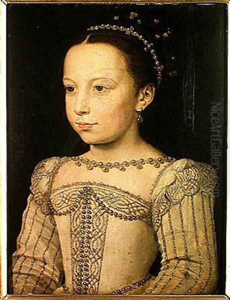 Marguerite de Valois (1553-1615) c.1561 - view 1
