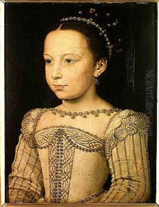 Marguerite de Valois (1553-1615) c.1561 by Francois Clouet
