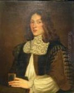 Portrait Of A Gentleman Said To Be Sir Anthony Dewar by Adriaen Hanneman