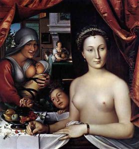 Diane de Poitiers, mistress of Henri II by Francois Clouet