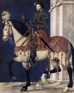 Portrait of Francis I, King of France c. 1540 by Francois Clouet