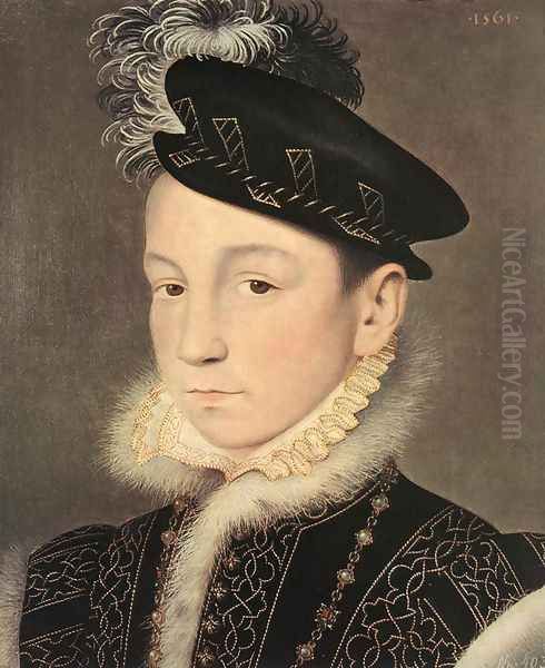 Portrait of King Charles IX of France 1561 - view 1