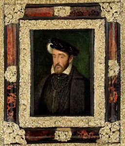 Henri II (1519-59) King of France by Francois Clouet