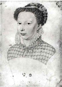 Marguerite of Valois (1553-1615) 1568 by Francois Clouet