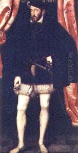 Portrait of King Henri II of France (1519-59) by Francois Clouet