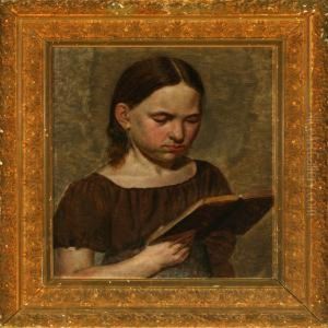 Portrait Of Reading Girl